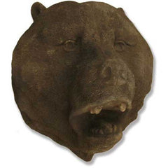 Trophy Bear Head 19 Garden Animal Statue - XoticBrands Home Decor