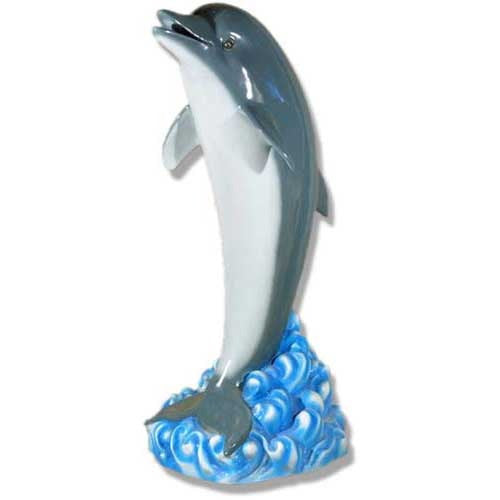 Dolphin Life-Size Full Color 65"H Garden Animal Statue - XoticBrands Home Decor