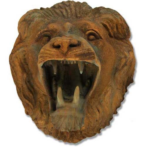 Roaring Lion By Viscounts Garden Animal Statue - XoticBrands Home Decor