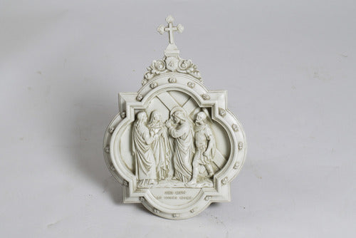  Chapel Wall Plaque Station #4  Religious  Sculpture, Religious Decor, XoticBrands, XoticBrands Home Decor