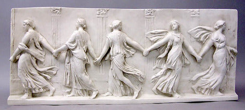  Bacchantes Dancing Frieze 17  Wall  Sculpture, Home Decor, XoticBrands, XoticBrands Home Decor