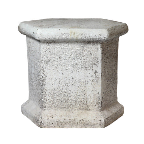  Hexagon Pedestal Animal Architectural  Sculpture, Home Decor, XoticBrands, XoticBrands Home Decor