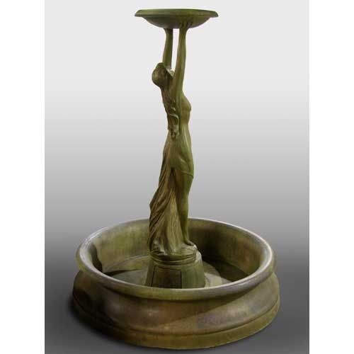  Cecilia Fountain 72 H Garden Display, Garden, XoticBrands Home Decor