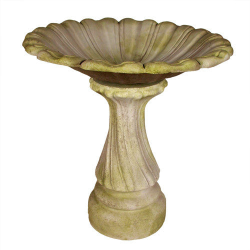 Blooming Birdbath Garden Display - XoticBrands Home Decor