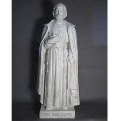  Father Marquette Animal Religious  Sculpture, Religious Decor, XoticBrands, XoticBrands Home Decor