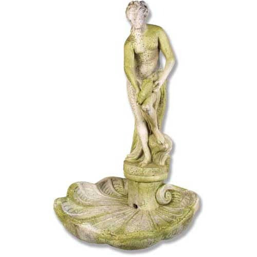 Venus Bath Fountain On Shell 50 Garden Display - XoticBrands Home Decor