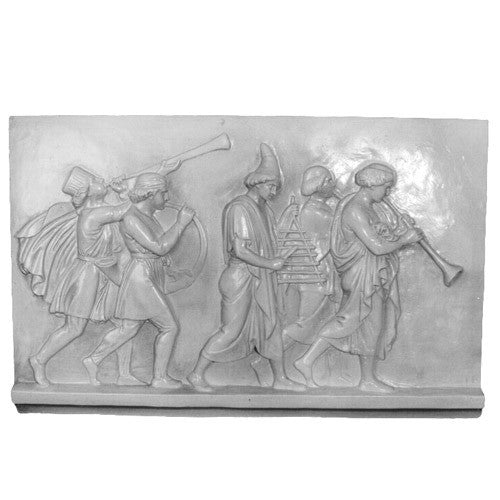 Musicians March Slab Viii - Architectural   Friezes,Traceries & Tiles - XoticBrands Home Decor