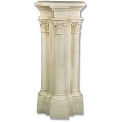 Louis Cathedral Pedestal 44 - Pedestal Sculpture - XoticBrands Home Decor