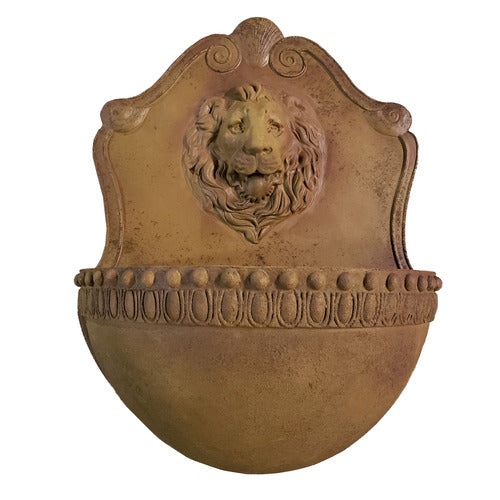  Donatello Lion Wall Fountain Animal Sculpture, Home Decor, XoticBrands, XoticBrands Home Decor