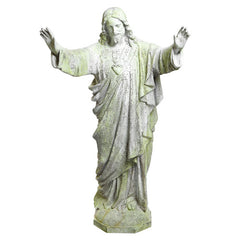  Jesus Sacred Heart Blessing 60"H Animal Large  Sculpture, Home Decor, XoticBrands, XoticBrands Home Decor