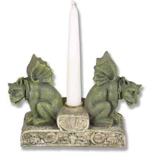 Brent Candleholder 5 Gargoyle Sculpture - XoticBrands Home Decor