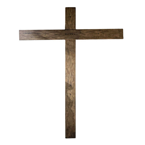  Cross W/Wood Texture For Wall  Religious  Sculpture, Religious Decor, XoticBrands, XoticBrands Home Decor