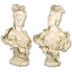 Victorian Mother Bust 32 French Terracotta Sculpture - Busts - XoticBrands Home Decor