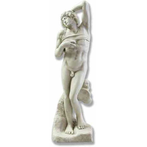 Slave - Michelangelo 48 -  Michelangelo Classical  Sculpture - XoticBrands Home Decor