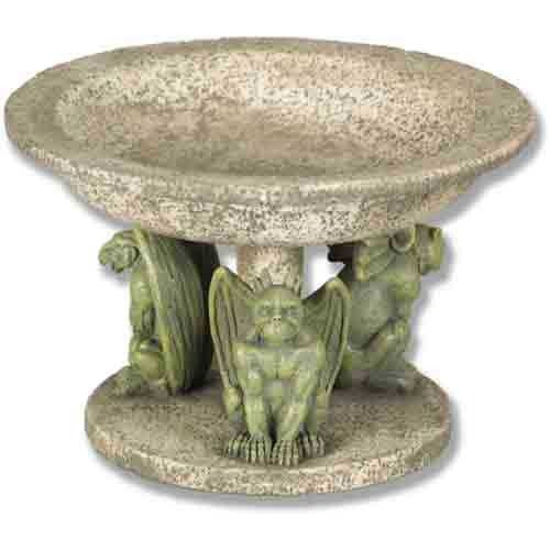 Three Gargoyle Urn Large 4.5 Gargoyle Sculpture - XoticBrands Home Decor
