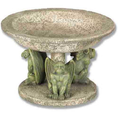 Three Gargoyle Urn Large 4.5 Gargoyle Sculpture - XoticBrands Home Decor
