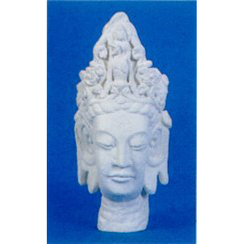  Asian Head 21 H  Display  Sculpture, Home Decor, XoticBrands, XoticBrands Home Decor