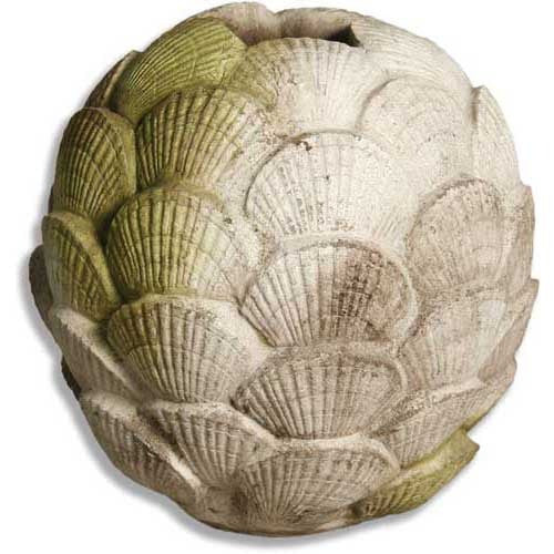 Clam Shell Vase 17 Garden Animal Statue - XoticBrands Home Decor