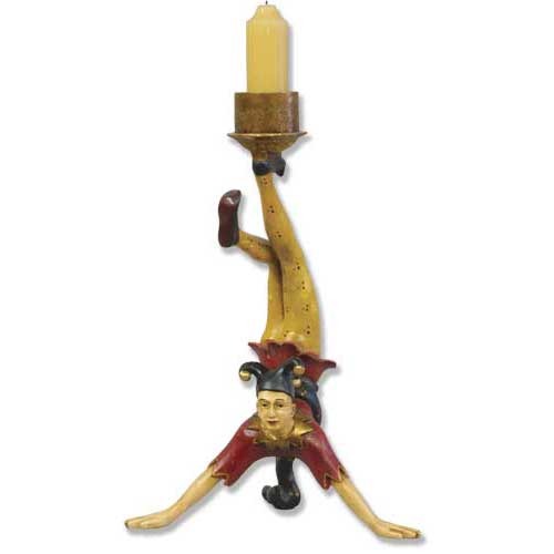  Mandarin Acrobat Candleholder Religious Sculpture - Angels, Angels, XoticBrands, XoticBrands Home Decor