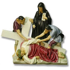 Jesus Falls The 3Rd Time # 9 Religious Sculpture - XoticBrands Home Decor