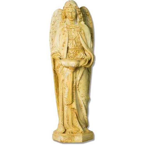 Holy Water Font Angel 25 Garden Angel Statue - XoticBrands Home Decor