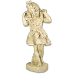 Big Sister Penelope With Pearls -  Children Classical  Sculpture - XoticBrands Home Decor