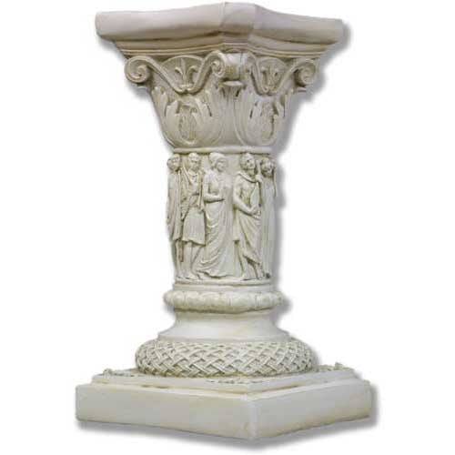 Nine Muses Pedestal 20 - Pedestal Sculpture - XoticBrands Home Decor