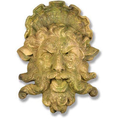 Neptune Trevi Mask 15 Gargoyle Sculpture - XoticBrands Home Decor