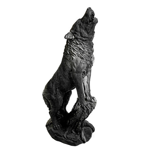 Wolf Howling Garden Animal Statue - XoticBrands Home Decor