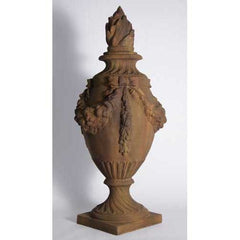  Empire Flame Finial 48 Animal Architectural  Sculpture, Home Decor, XoticBrands, XoticBrands Home Decor