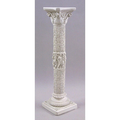  Nine Muses Pedestal 42 H Animal Architectural  Sculpture, Home Decor, XoticBrands, XoticBrands Home Decor