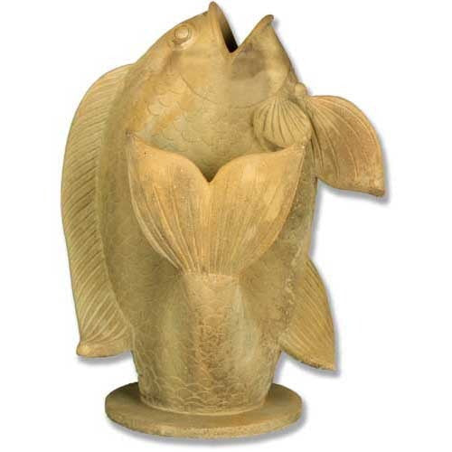 Santi Fish 26 H Garden Animal Statue - XoticBrands Home Decor
