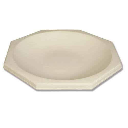 Octagonal Ground Birdbath 18 -  Spring & Summer Scultpure - XoticBrands Home Decor