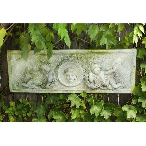  Cherub Victorian Plaque Animal Wall  Sculpture, Home Decor, XoticBrands, XoticBrands Home Decor
