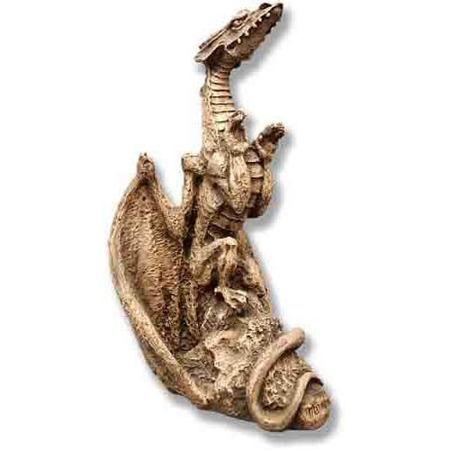 Wyvern Dragon Gargoyle Sculpture - XoticBrands Home Decor