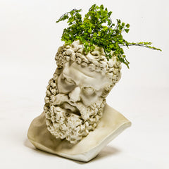  Hercules Bust Planter Animal Busts  Sculpture, Home Decor, XoticBrands, XoticBrands Home Decor