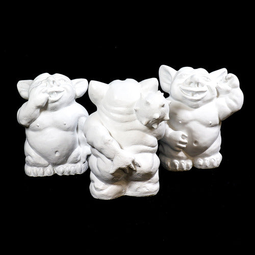  Picc-A-Dilly Set Of 3 15  Gargoyles  Sculpture, Home Decor, XoticBrands, XoticBrands Home Decor