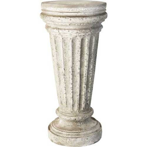 Buff Pedestal 30 - Pedestal Sculpture - XoticBrands Home Decor