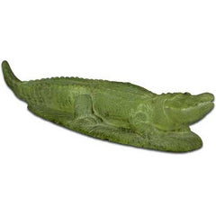 Alligator Smiling 27 W Garden Animal Statue - XoticBrands Home Decor