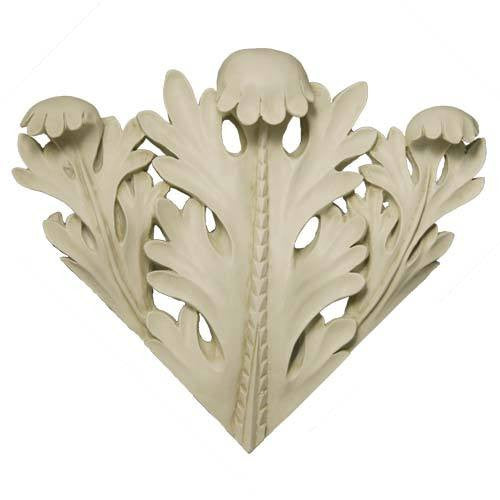 Leaf Accent 15 - Architectural   Friezes,Traceries & Tiles - XoticBrands Home Decor