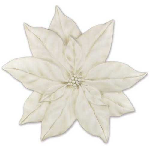 Poinsettia Plaque 25 Religious Sculpture - XoticBrands Home Decor