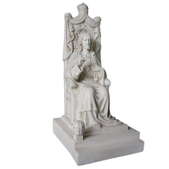 Christ The King Seated 22 Religious Sculpture - XoticBrands Home Decor
