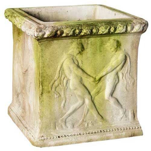 Grape Crushers Square Pot 15' Garden Display - XoticBrands Home Decor