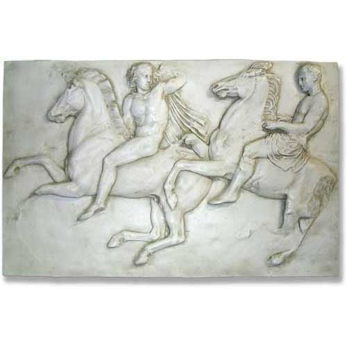 Two Horseman 42 Garden Animal Statue - XoticBrands Home Decor