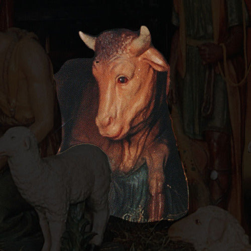  COW FOR LIFESIZE SET 71"H Animal Religious  Sculpture, Religious Decor, XoticBrands, XoticBrands Home Decor