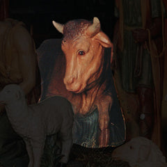  COW FOR LIFESIZE SET 71"H Animal Religious  Sculpture, Religious Decor, XoticBrands, XoticBrands Home Decor