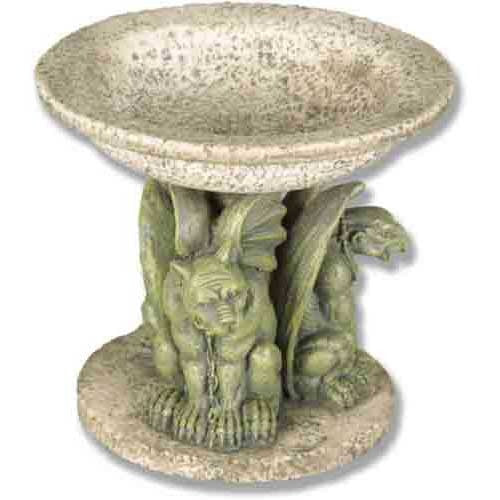 Three Gargoyle Urn Small 4 Gargoyle Sculpture - XoticBrands Home Decor