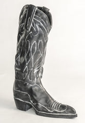  CowBoy Boots 30"H Animal Display  Sculpture, Home Decor, XoticBrands, XoticBrands Home Decor