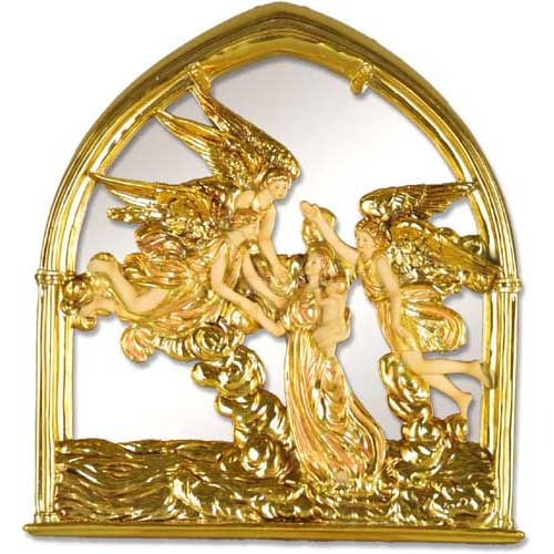 Angels Of The Sea Mirror 10 Religious Sculpture - XoticBrands Home Decor