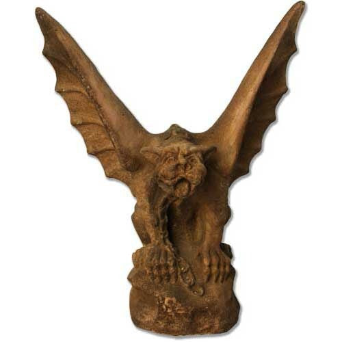 Chained Gargoyle Of Turin 17 Gargoyle Sculpture - XoticBrands Home Decor